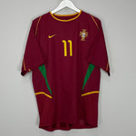 Shop 2002/04 PORTUGAL C.RONALDO #11 HOME SHIRT (L) NIKE, classic football shirts, vintage football shirts & retro soccer jerseys at Cult Kits