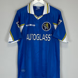 1997/99 CHELSEA ZOLA #25 *MINT* HOME SHIRT (L) UMBRO