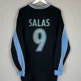 1998/99 LAZIO SALAS #9 *MATCH ISSUE* L/S AWAY SHIRT (XL) PUMA