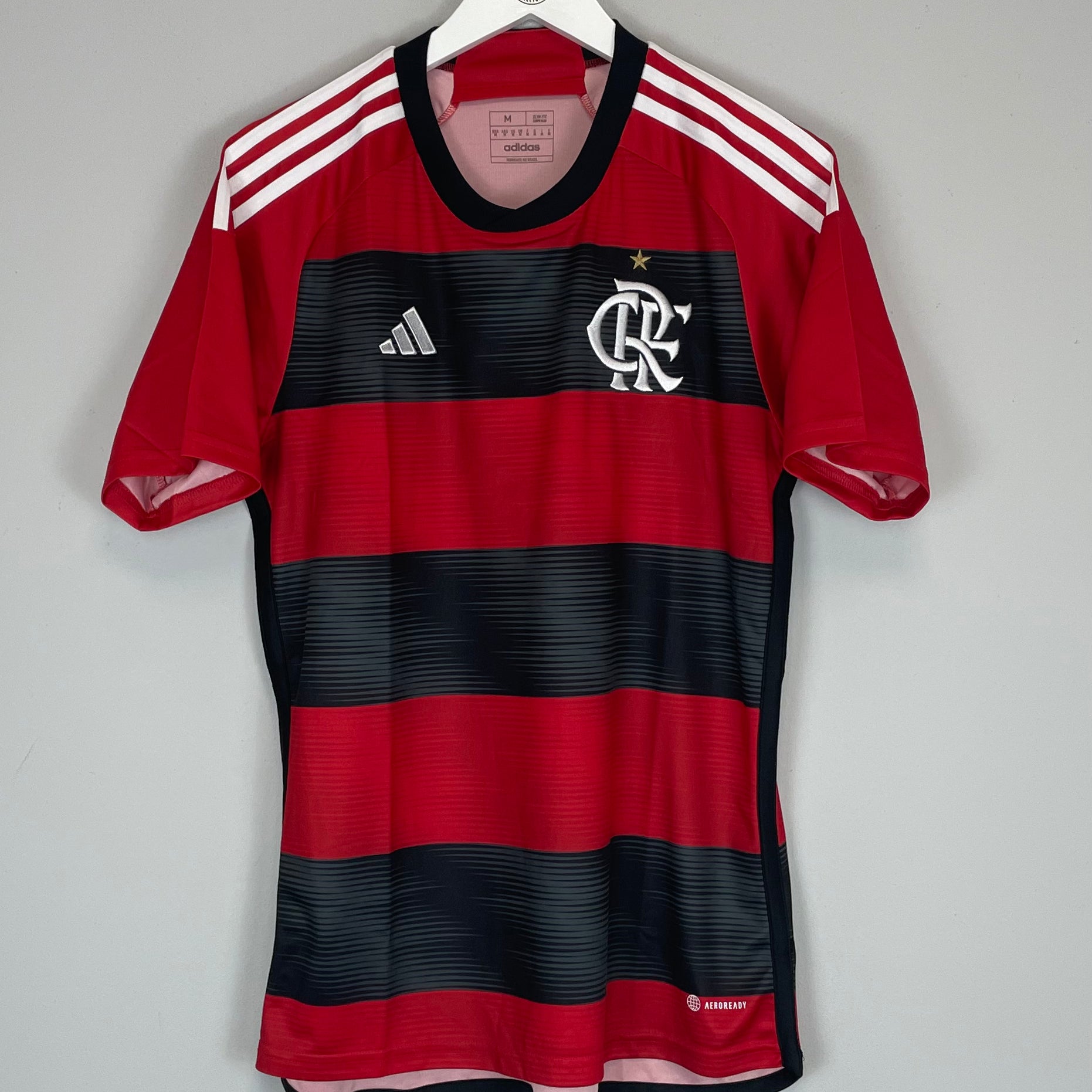 Shop 2023/24 FLAMENGO HOME SHIRT (M) ADIDAS, classic football shirts, vintage football shirts & retro soccer jerseys at Cult Kits