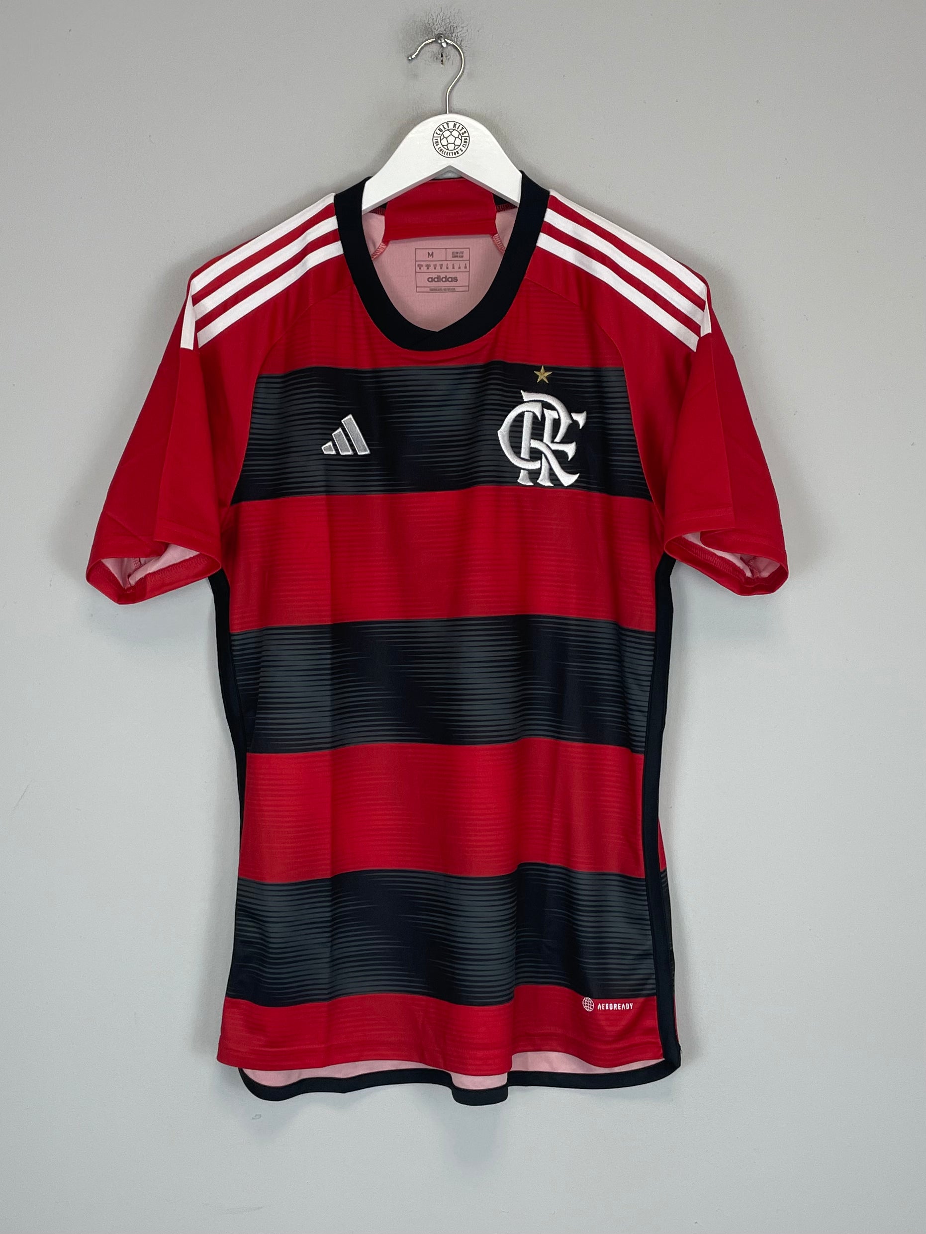 Shop 2023/24 FLAMENGO HOME SHIRT (M) ADIDAS, classic football shirts, vintage football shirts & retro soccer jerseys at Cult Kits