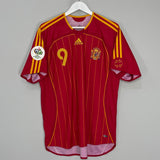 Shop 2006/08 SPAIN F.TORRES #9 HOME SHIRT (L) ADIDAS, classic football shirts, vintage football shirts & retro soccer jerseys at Cult Kits