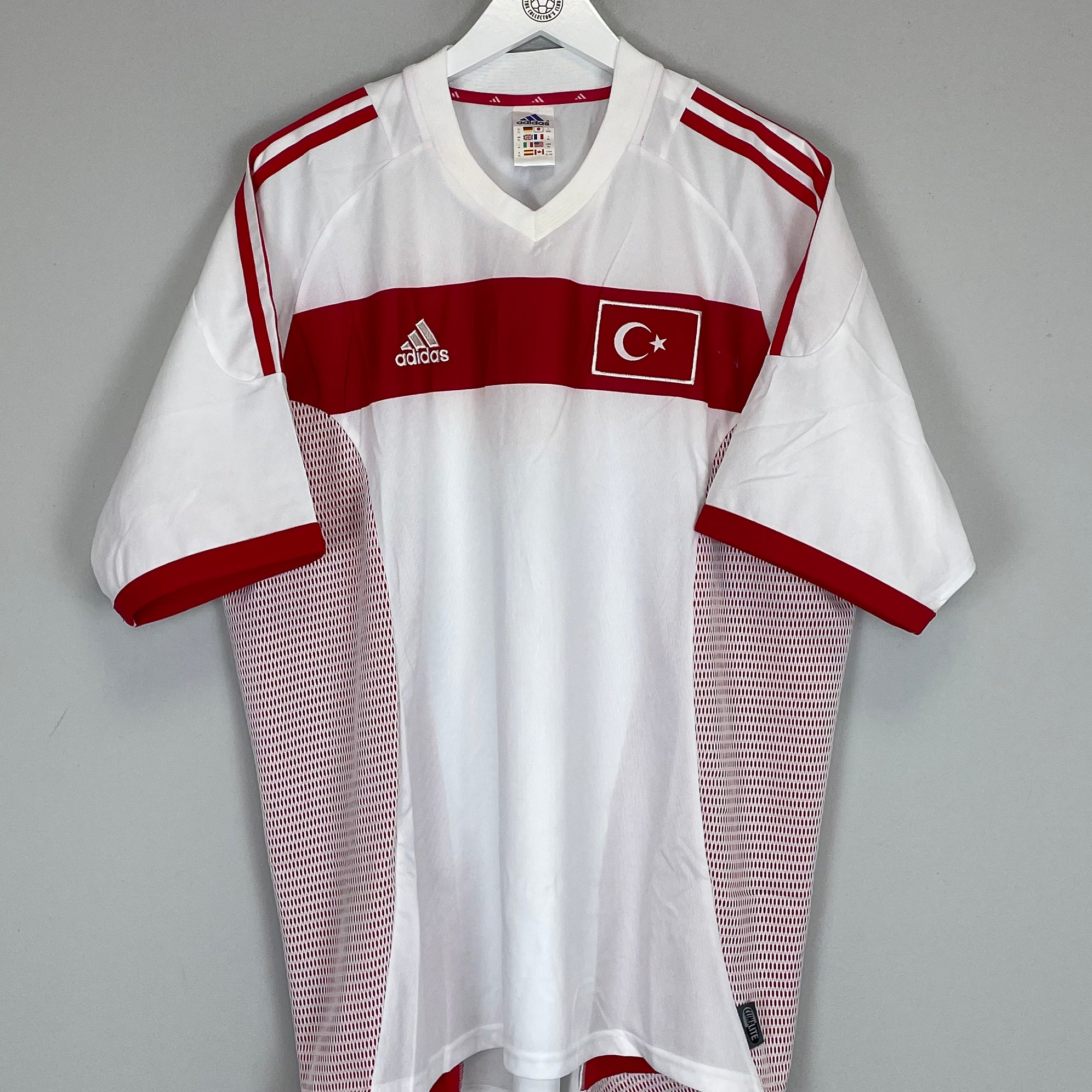 Shop 2002/04 TURKEY AWAY SHIRT (XL) ADIDAS, classic football shirts, vintage football shirts & retro soccer jerseys at Cult Kits
