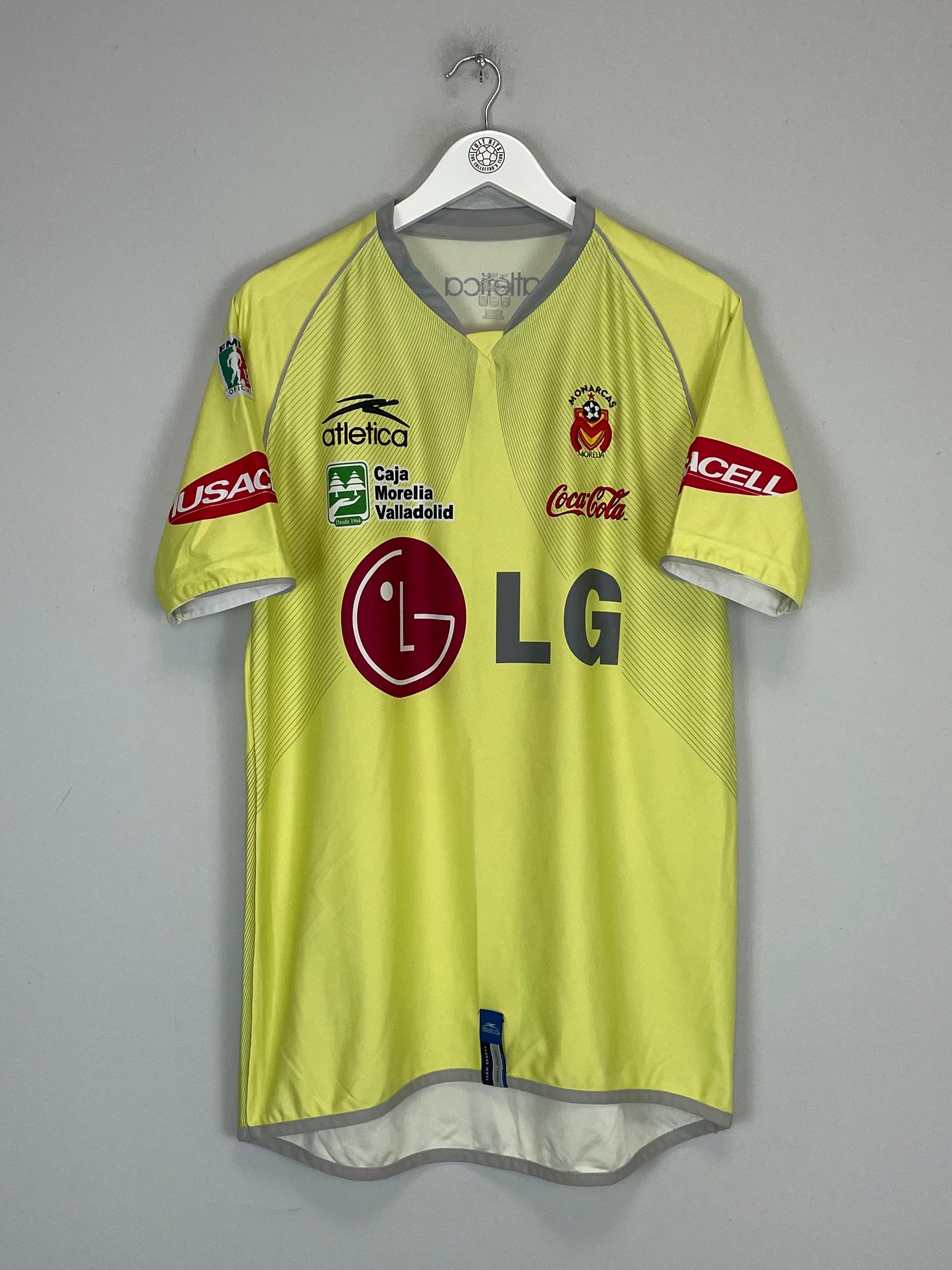 Shop 2007/08 MONARCAS MORELIA AWAY SHIRT (M) ATLETICA, classic football shirts, vintage football shirts & retro soccer jerseys at Cult Kits