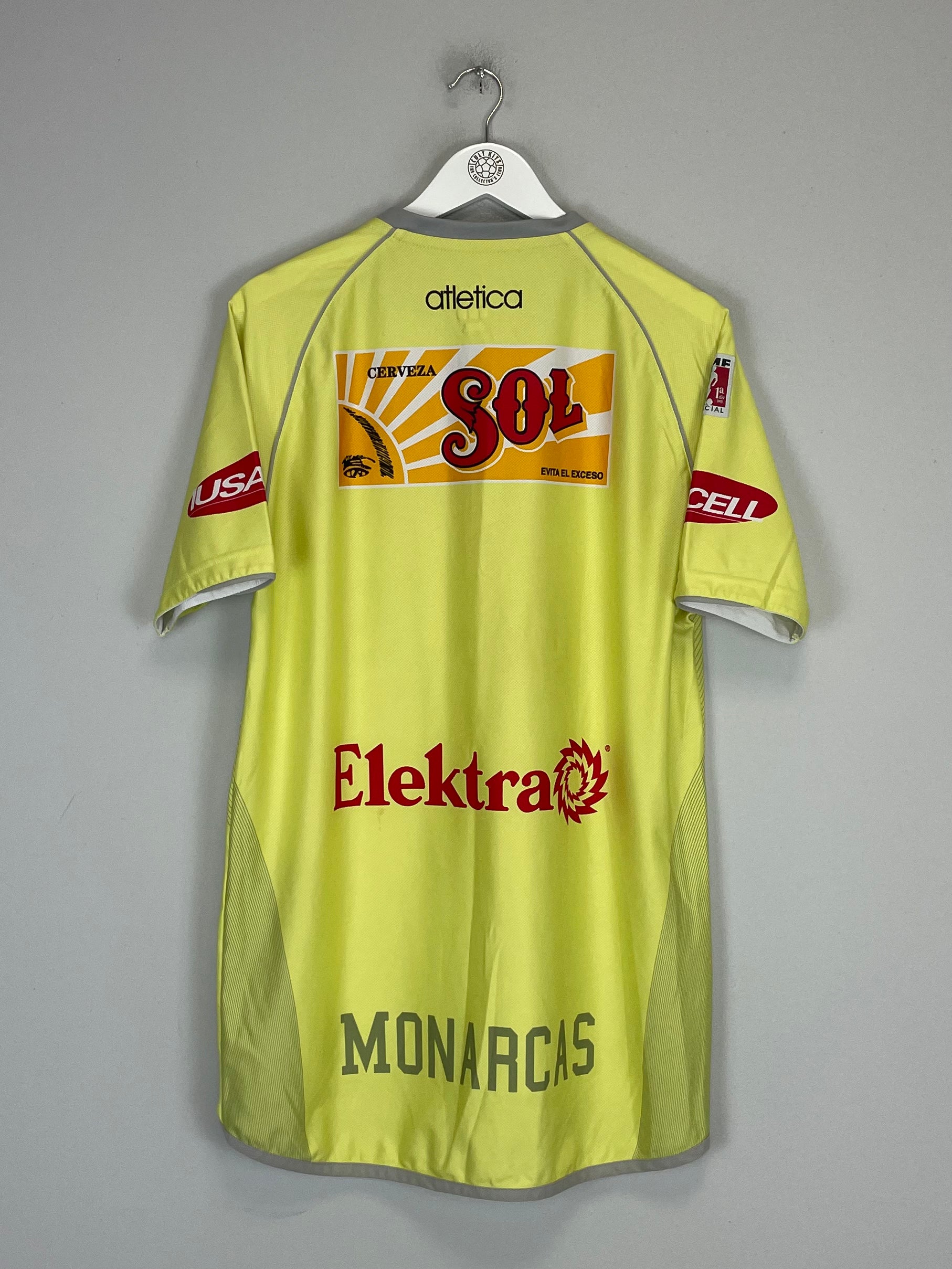 Shop 2007/08 MONARCAS MORELIA AWAY SHIRT (M) ATLETICA, classic football shirts, vintage football shirts & retro soccer jerseys at Cult Kits