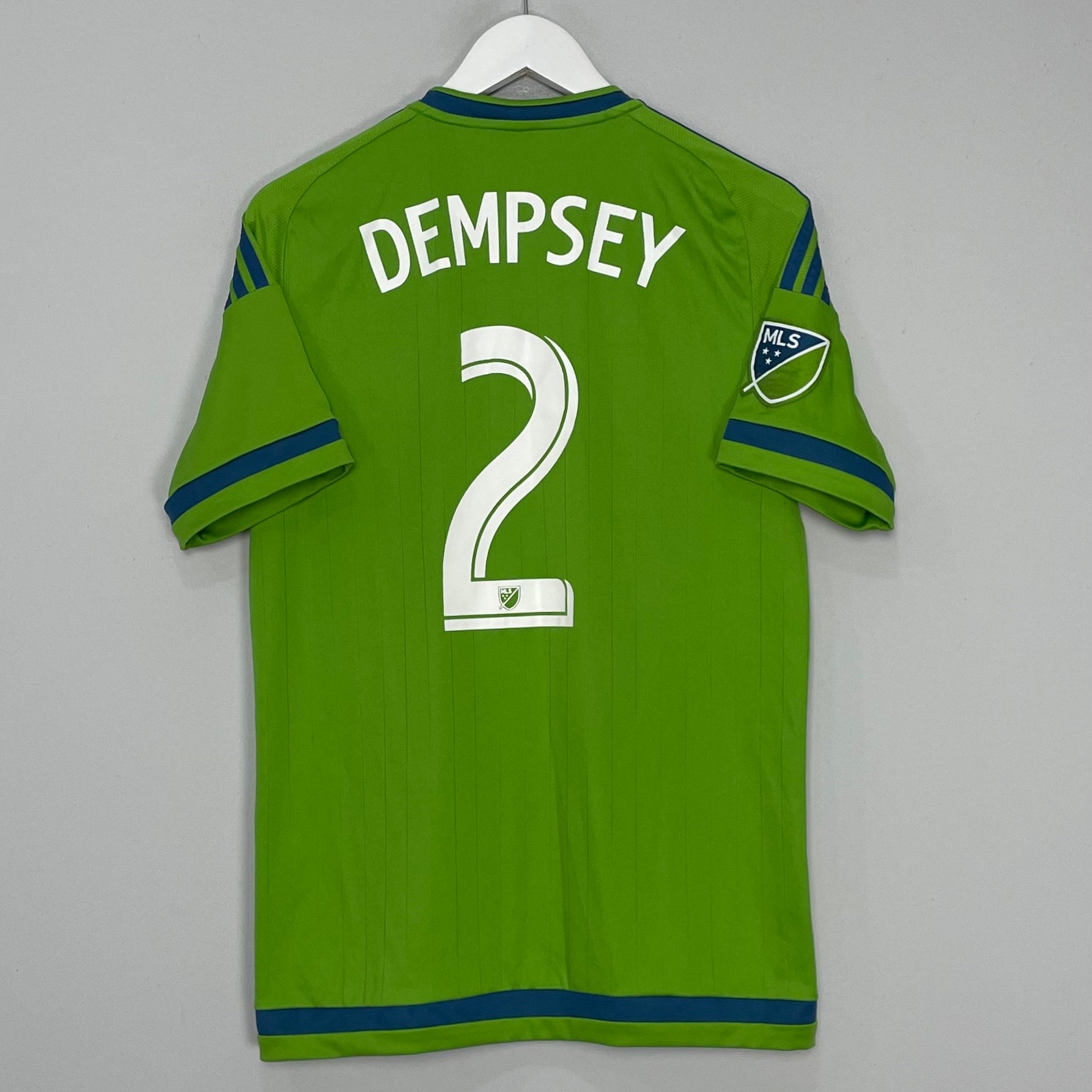 Shop 2015/16 SEATTLE SOUNDERS DEMPSEY #2 HOME SHIRT (M) ADIDAS, classic football shirts, vintage football shirts & retro soccer jerseys at Cult Kits
