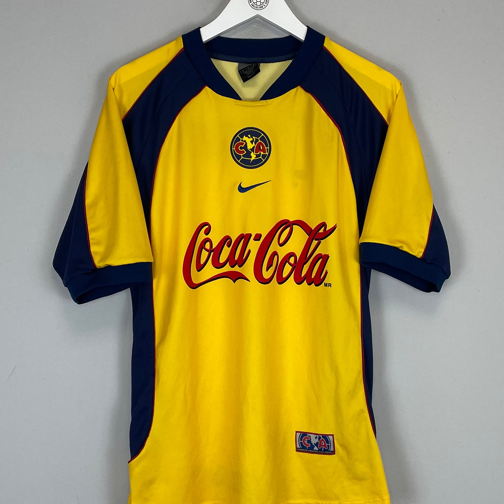 Shop 2001/02 CLUB AMERICA HOME SHIRT (M) NIKE, classic football shirts, vintage football shirts & retro soccer jerseys at Cult Kits