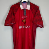 1996/98 MANCHESTER UNITED HOME SHIRT (XL) UMBRO