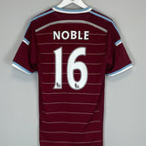 2014/15 WEST HAM NOBLE #16 HOME SHIRT (M) ADIDAS