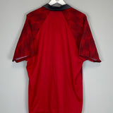 1996/98 MANCHESTER UNITED HOME SHIRT (XL) UMBRO