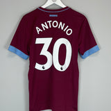 2018/19 WEST HAM ANTONIO #30 HOME SHIRT (M) UMBRO