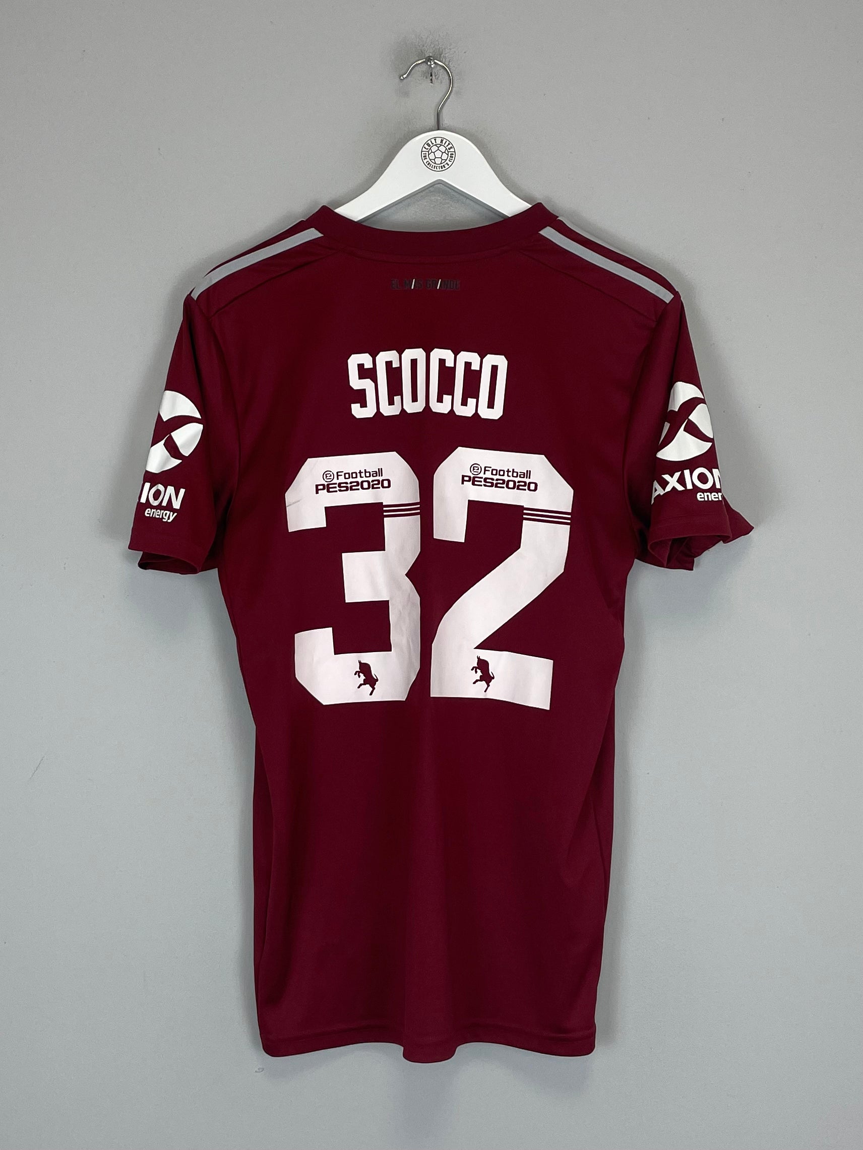 Shop 2019/20 RIVER PLATE SCOCCO #32 AWAY SHIRT (M) ADIDAS, classic football shirts, vintage football shirts & retro soccer jerseys at Cult Kits