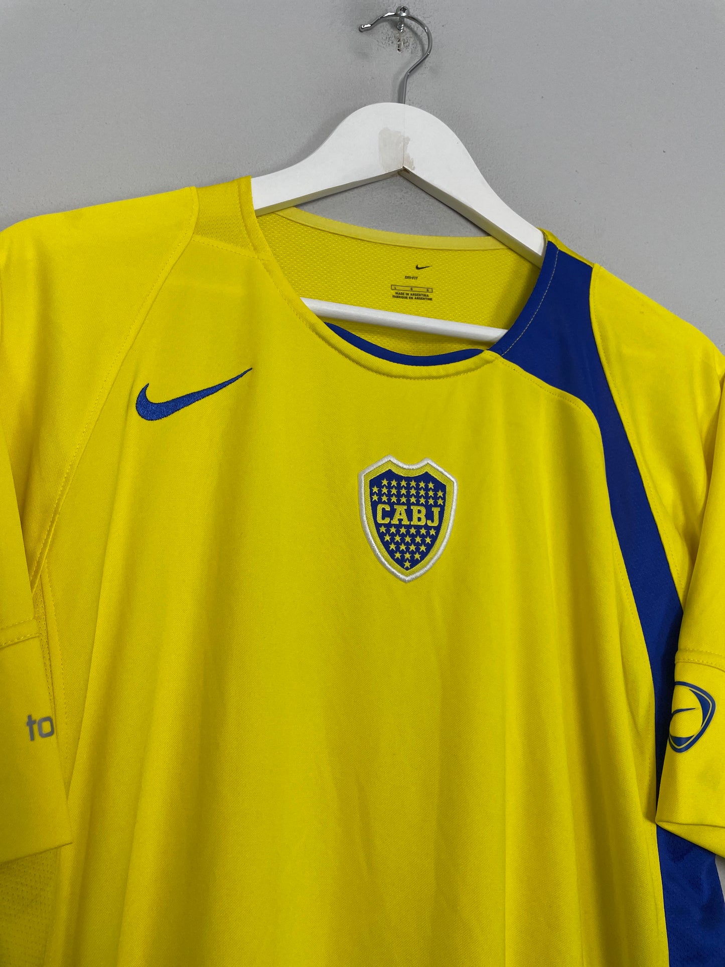 2002/04 BOCA JUNIORS TRAINING SHIRT (L) NIKE