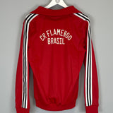 Shop 1981 FLAMENGO ADIDAS ORIGINALS TRACK JACKET (M), classic football shirts, vintage football shirts & retro soccer jerseys at Cult Kits