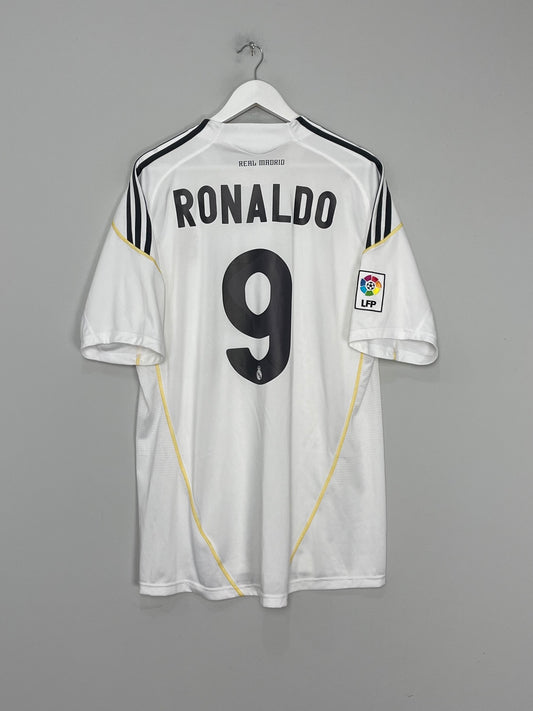 2009/10 REAL MADRID RONALDO #9 HOME SHIRT (XXL) ADIDAS