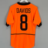 2002/04 NETHERLANDS DAVIDS #8 HOME SHIRT (S) NIKE