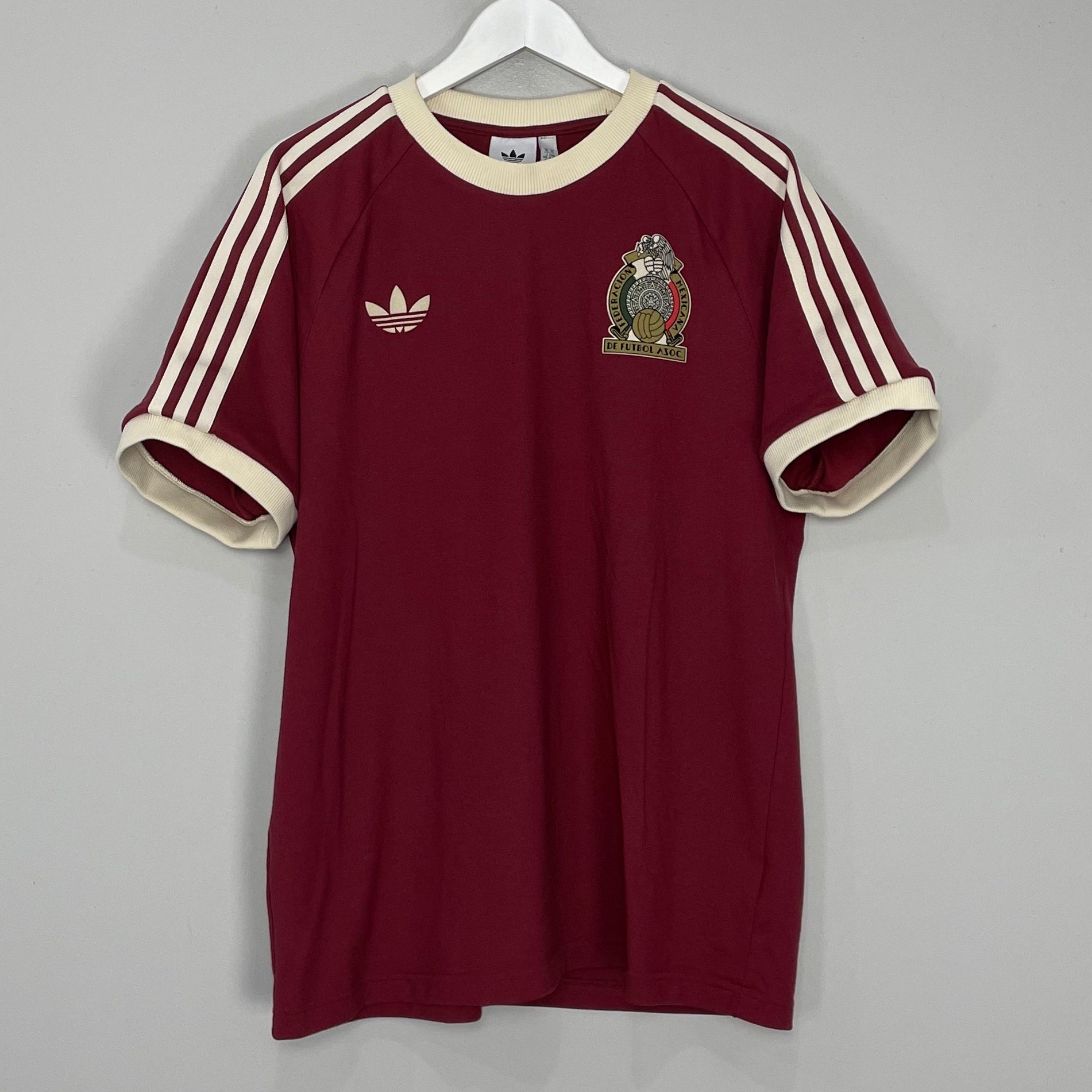 Shop 1985 MEXICO *ADIDAS ORIGINALS RE-ISSUE* AWAY SHIRT (XL) ADIDAS, classic football shirts, vintage football shirts & retro soccer jerseys at Cult Kits