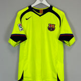 2005/06 BARCELONA RONALDINHO #10 AWAY SHIRT (M) NIKE