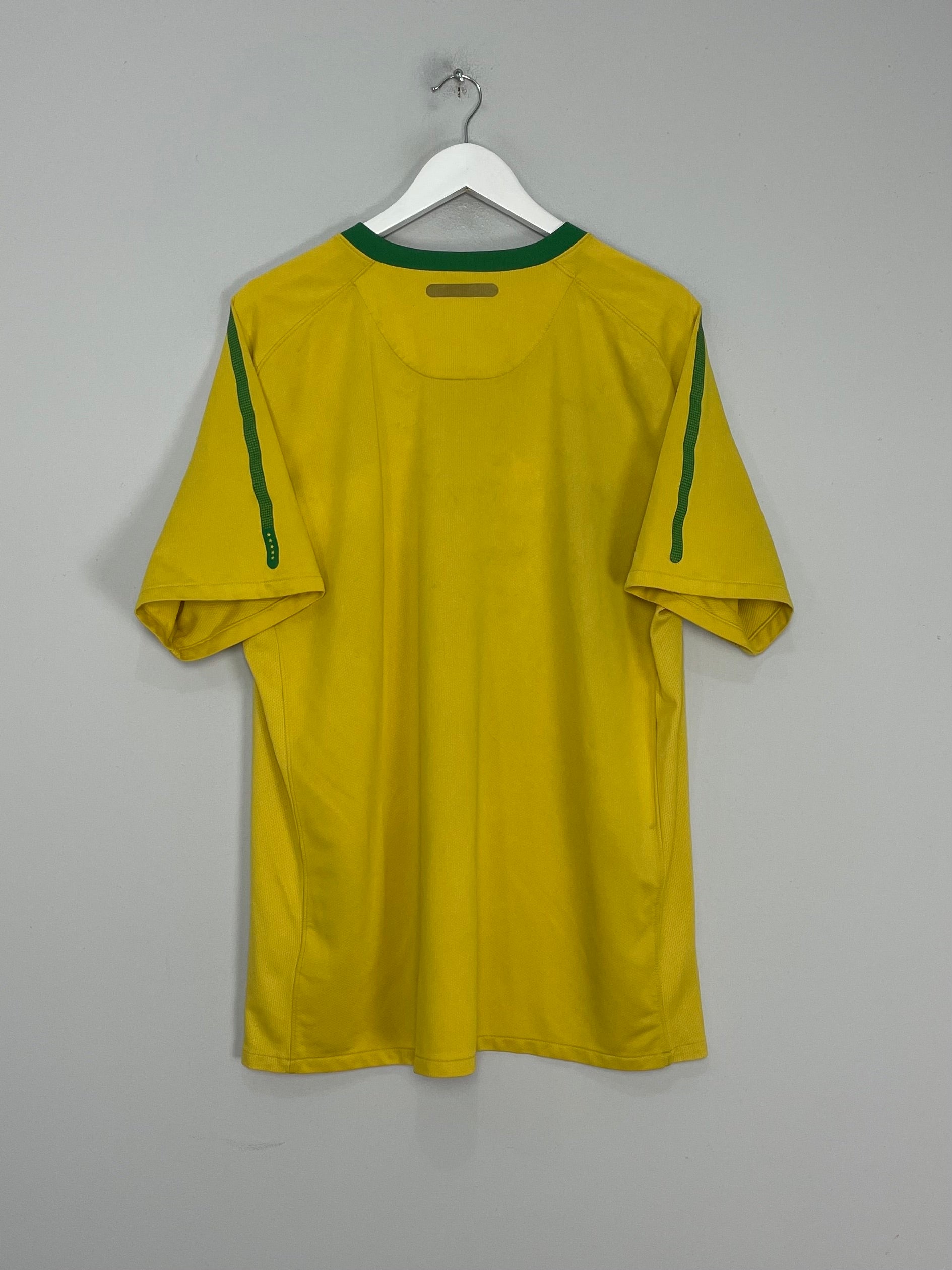 Shop 2010/11 BRAZIL HOME SHIRT (XL) NIKE, classic football shirts, vintage football shirts & retro soccer jerseys at Cult Kits