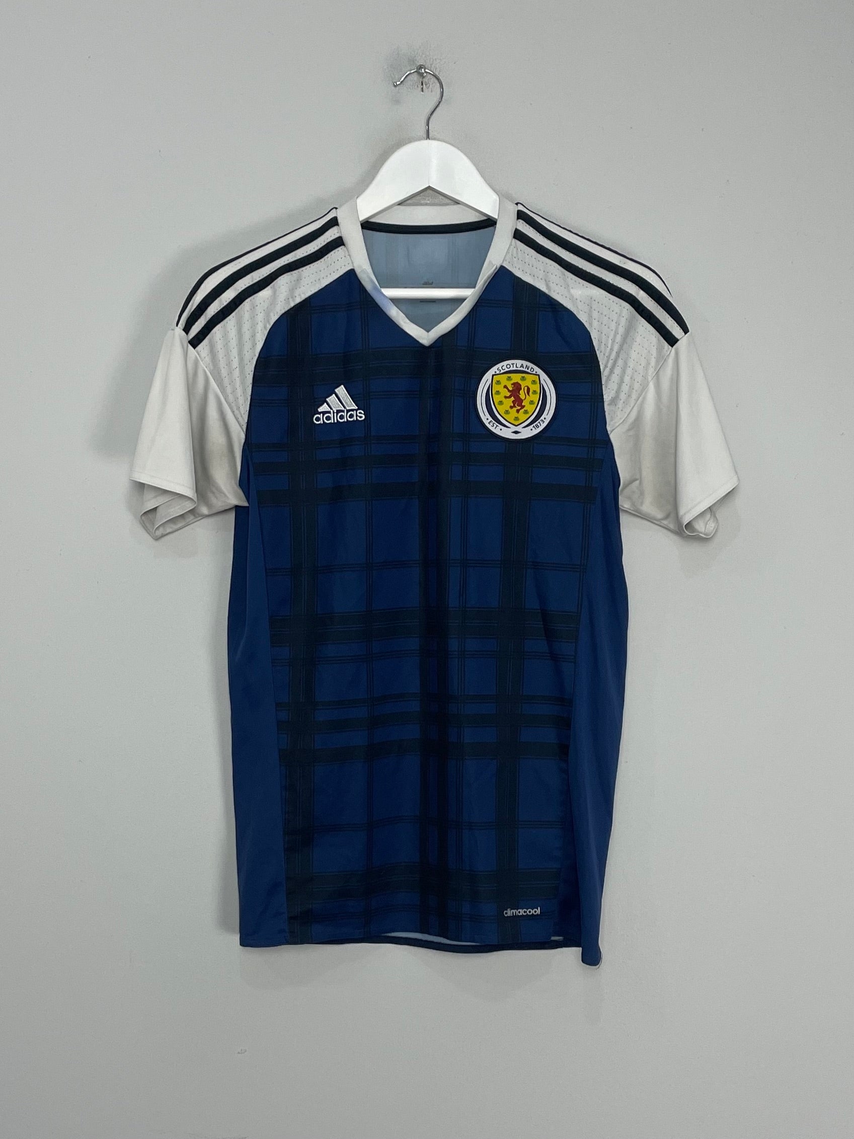 Shop 2016/17 SCOTLAND HOME SHIRT (S) ADIDAS, classic football shirts, vintage football shirts & retro soccer jerseys at Cult Kits