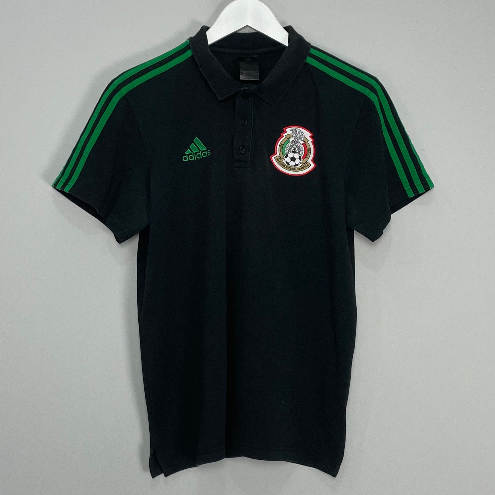 Shop 2017/18 MEXICO POLO SHIRT (L) ADIDAS, classic football shirts, vintage football shirts & retro soccer jerseys at Cult Kits