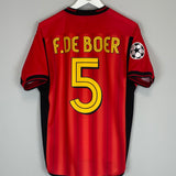 2003/04 GALATASARAY DE BOER #5 C/L THIRD SHIRT (S) UMBRO