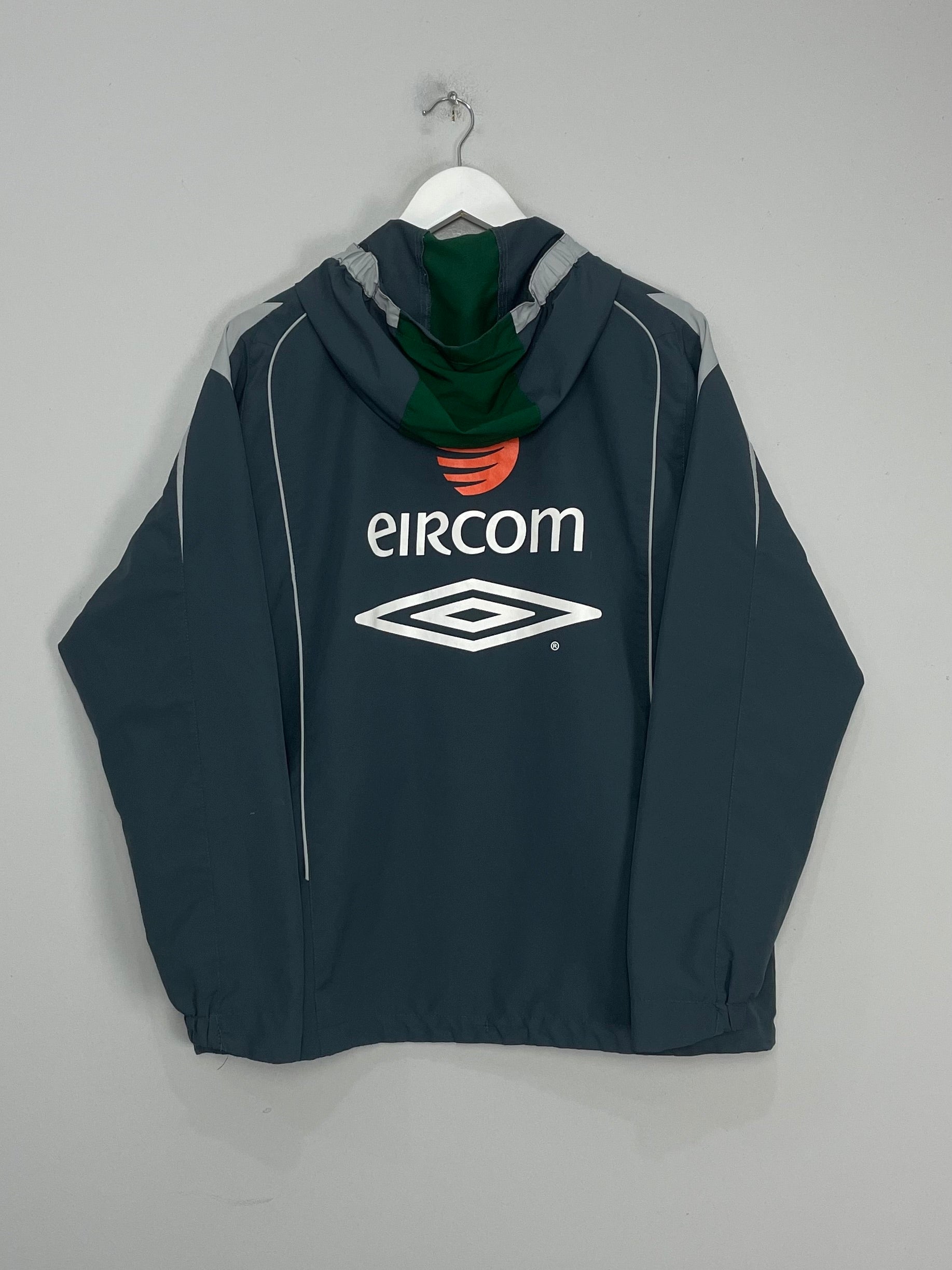 Shop 2006/08 IRELAND TRAINING JACKET (L) UMBRO, classic football shirts, vintage football shirts & retro soccer jerseys at Cult Kits