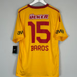 Shop 2011/12 GALATASARAY BAROS #15 *BNWT* THIRD SHIRT (L) NIKE, classic football shirts, vintage football shirts & retro soccer jerseys at Cult Kits