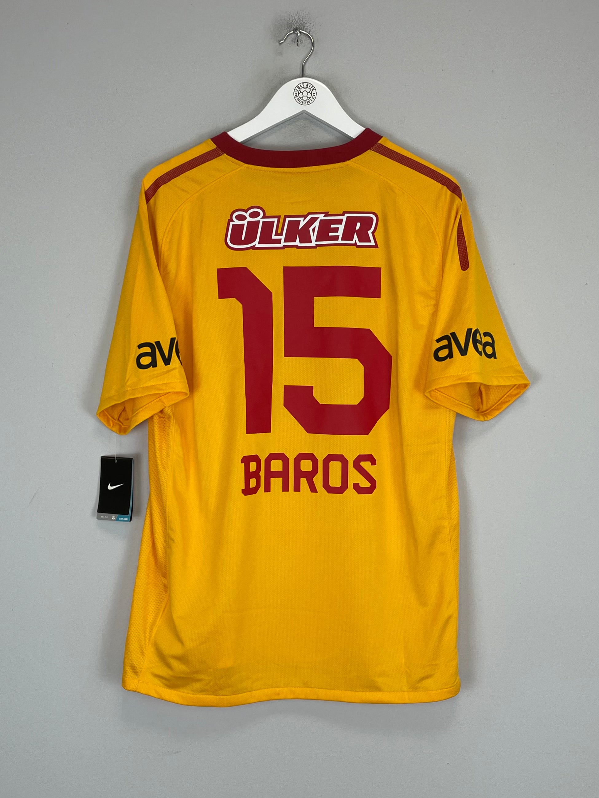 Shop 2011/12 GALATASARAY BAROS #15 *BNWT* THIRD SHIRT (L) NIKE, classic football shirts, vintage football shirts & retro soccer jerseys at Cult Kits
