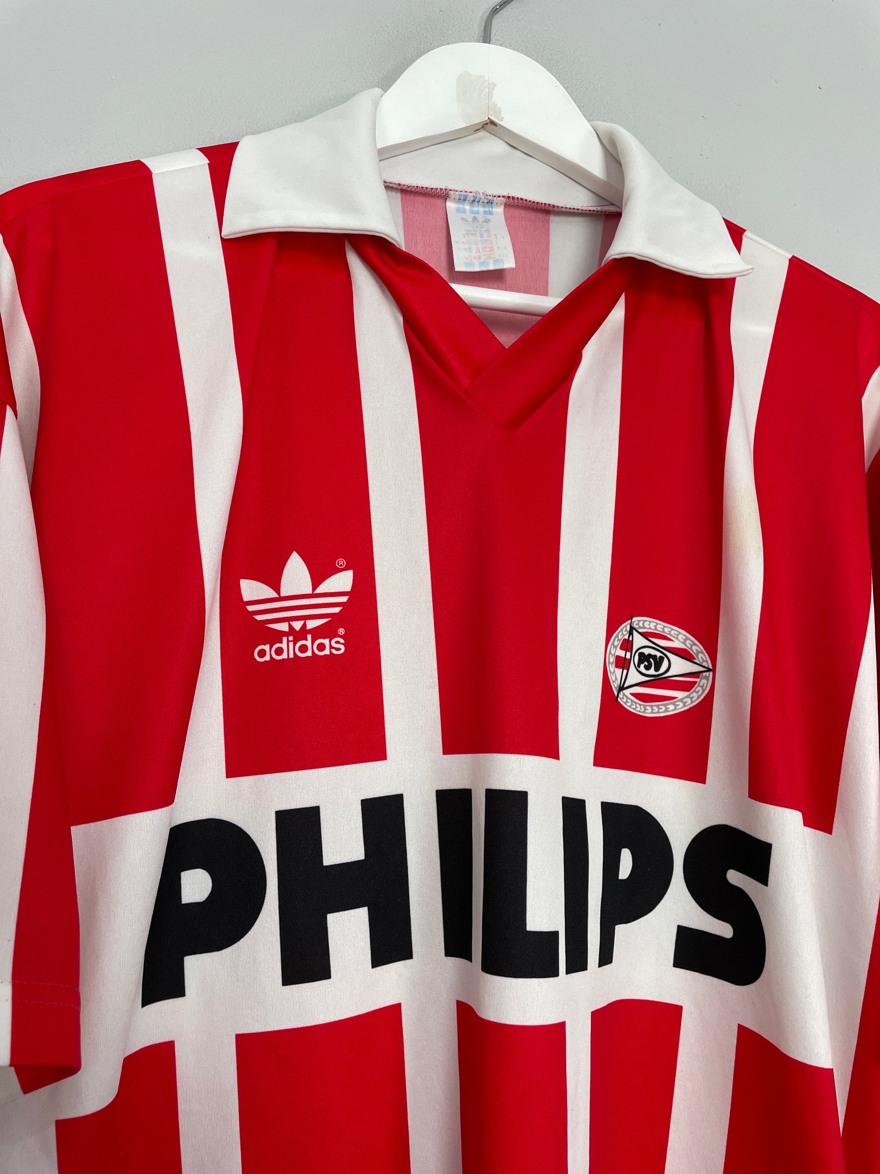 Shop 1990/92 PSV HOME SHIRT (XL) ADIDAS, classic football shirts, vintage football shirts & retro soccer jerseys at Cult Kits