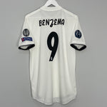 2018/19 REAL MADRID BENZEMA #9 AUTHENTIC HOME SHIRT (L) ADIDAS