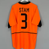 2002/04 NETHERLANDS STAM #3 HOME SHIRT (XL) NIKE