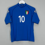 Shop 2000/02 ITALY TOTTI #10 HOME SHIRT (S) KAPPA, classic football shirts, vintage football shirts & retro soccer jerseys at Cult Kits