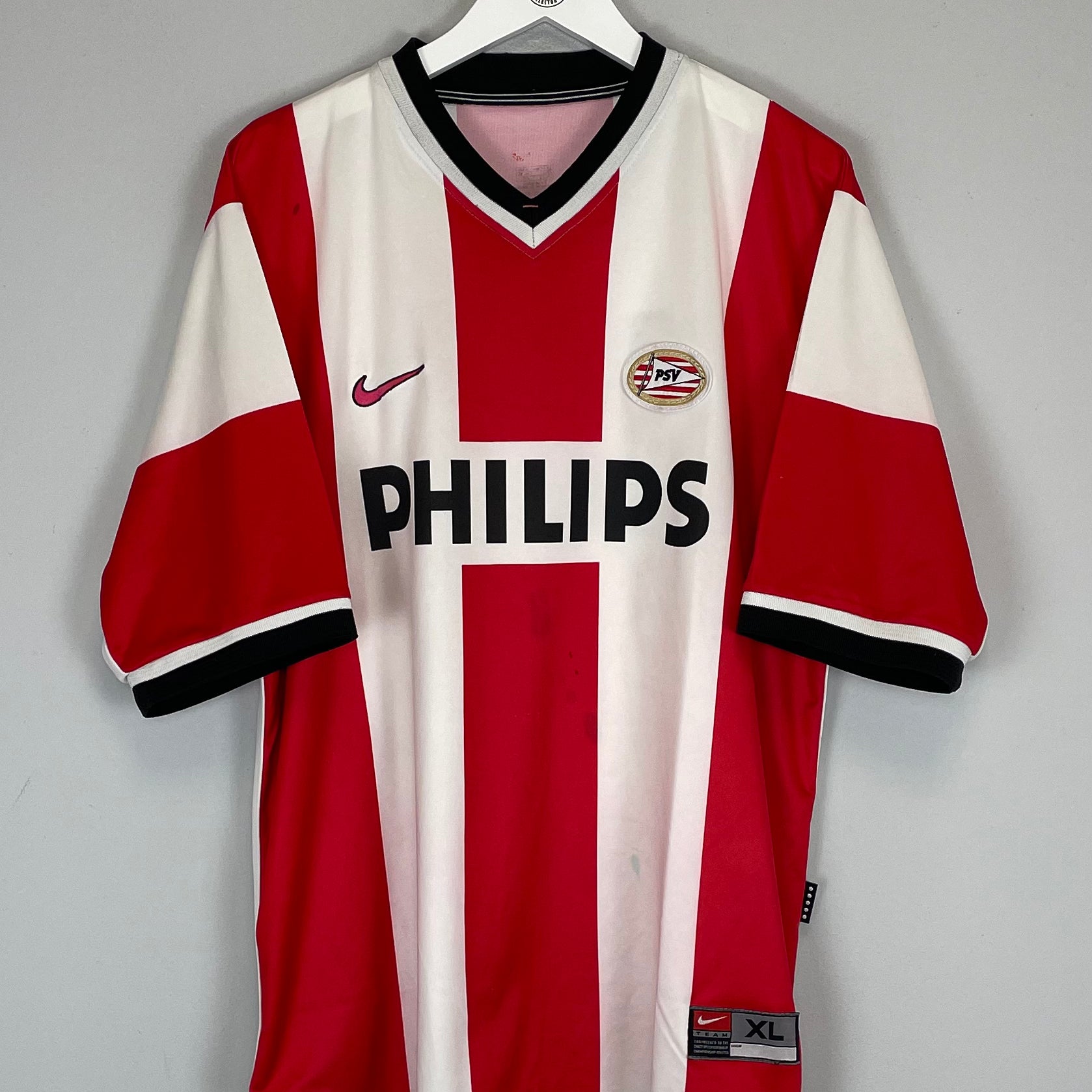 Shop 1998/00 PSV #10 HOME SHIRT (XL) NIKE, classic football shirts, vintage football shirts & retro soccer jerseys at Cult Kits