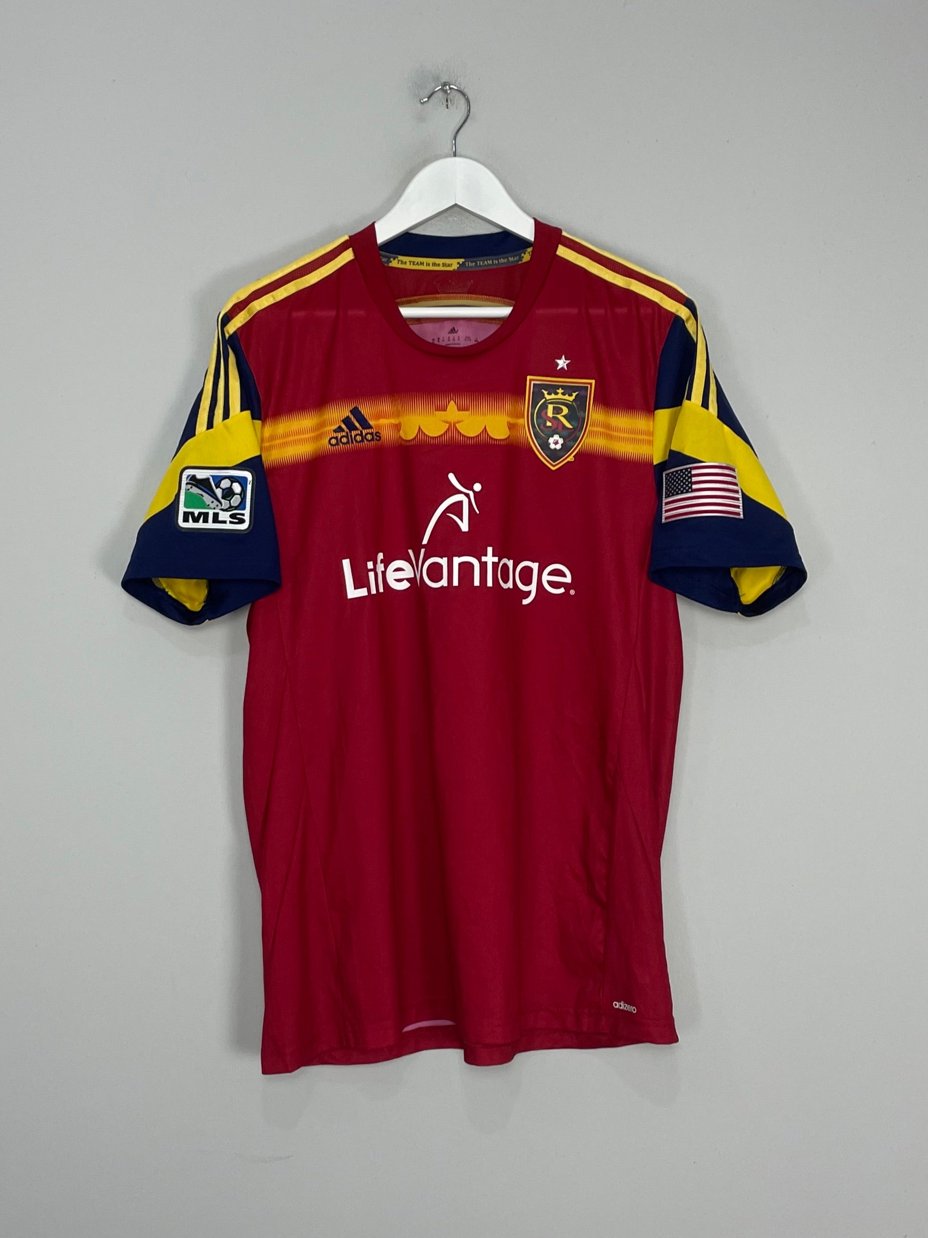 Shop 2015/16 REAL SALT LAKE *PLAYER ISSUE* HOME SHIRT (XL) ADIDAS, classic football shirts, vintage football shirts & retro soccer jerseys at Cult Kits
