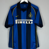 2001/02 INTER MILAN RONALDO #9 HOME SHIRT (L) NIKE