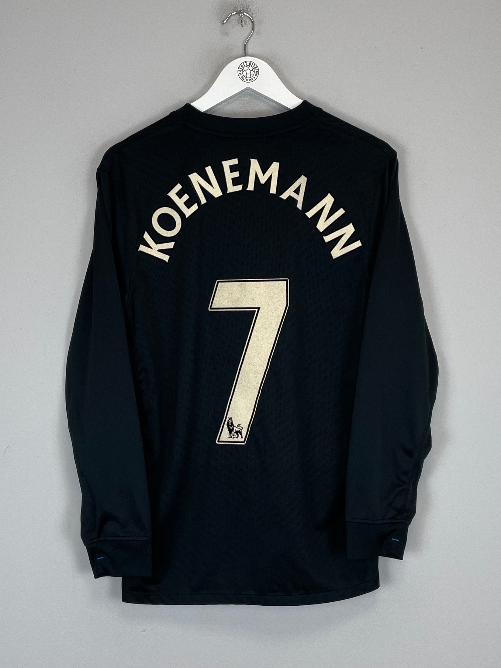 Shop 2009/10 MANCHESTER UNITED KOENEMANN #7 L/S AWAY SHIRT (M) NIKE, classic football shirts, vintage football shirts & retro soccer jerseys at Cult Kits