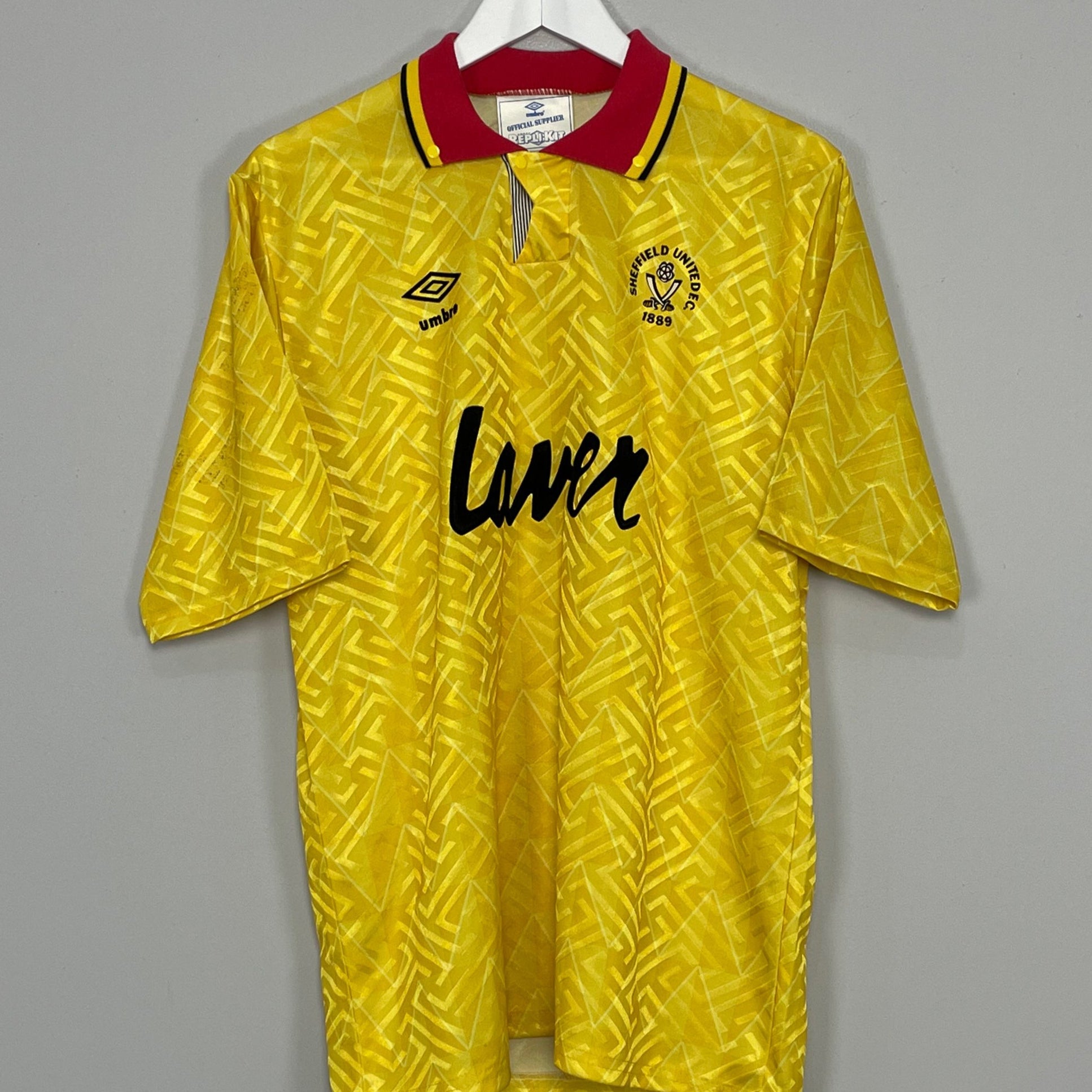 Shop 1991/92 SHEFFIELD UNITED AWAY (L) UMBRO, classic football shirts, vintage football shirts & retro soccer jerseys at Cult Kits