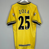 Shop 1998/00 CHELSEA ZOLA #25 THIRD SHIRT (L) UMBRO, classic football shirts, vintage football shirts & retro soccer jerseys at Cult Kits