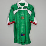 Shop 2000/01 MEXICO *SQUAD SIGNED* HOME SHIRT (XL) ATLETICA, classic football shirts, vintage football shirts & retro soccer jerseys at Cult Kits