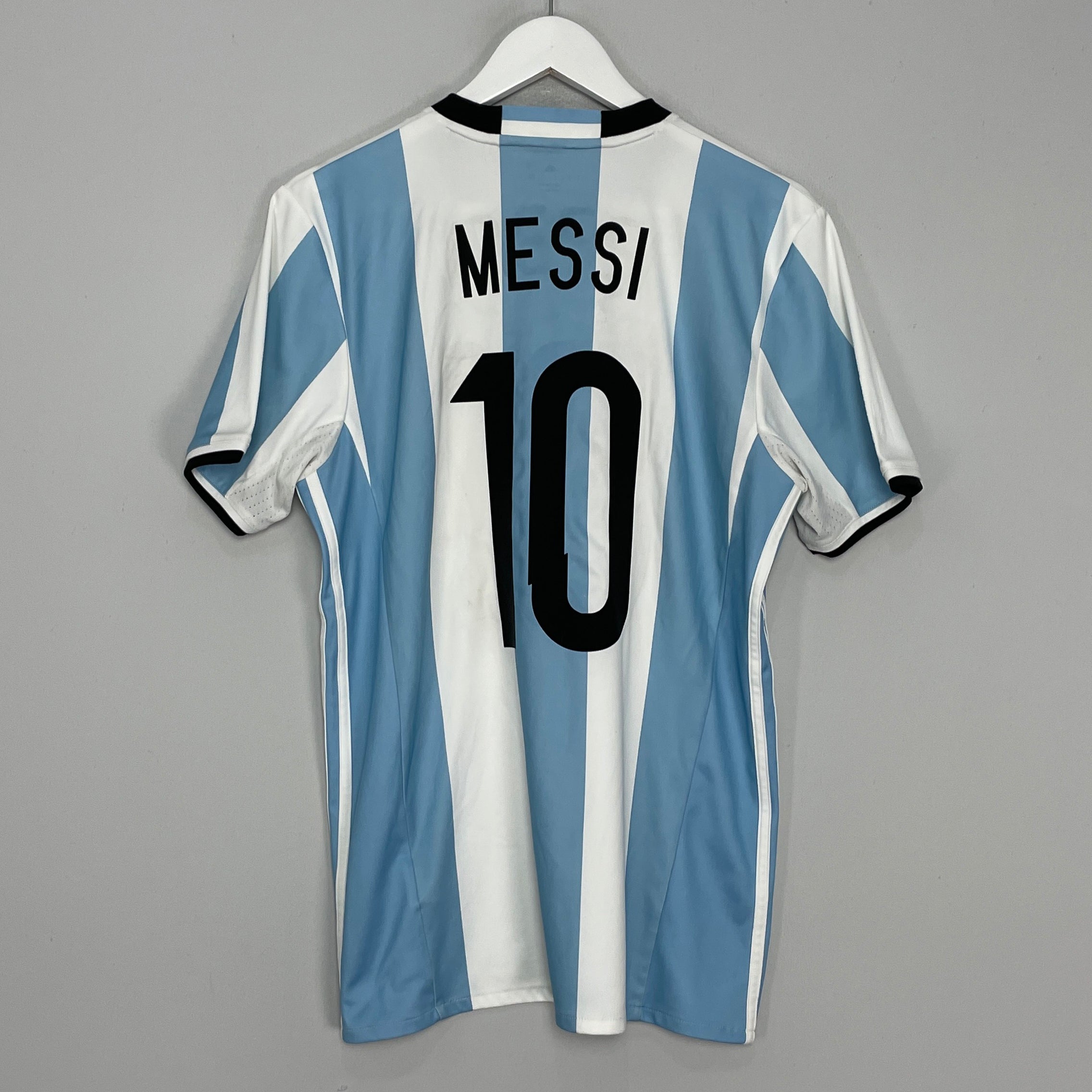 Shop 2016/17 ARGENTINA MESSI #10 HOME SHIRT (M) ADIDAS, classic football shirts, vintage football shirts & retro soccer jerseys at Cult Kits