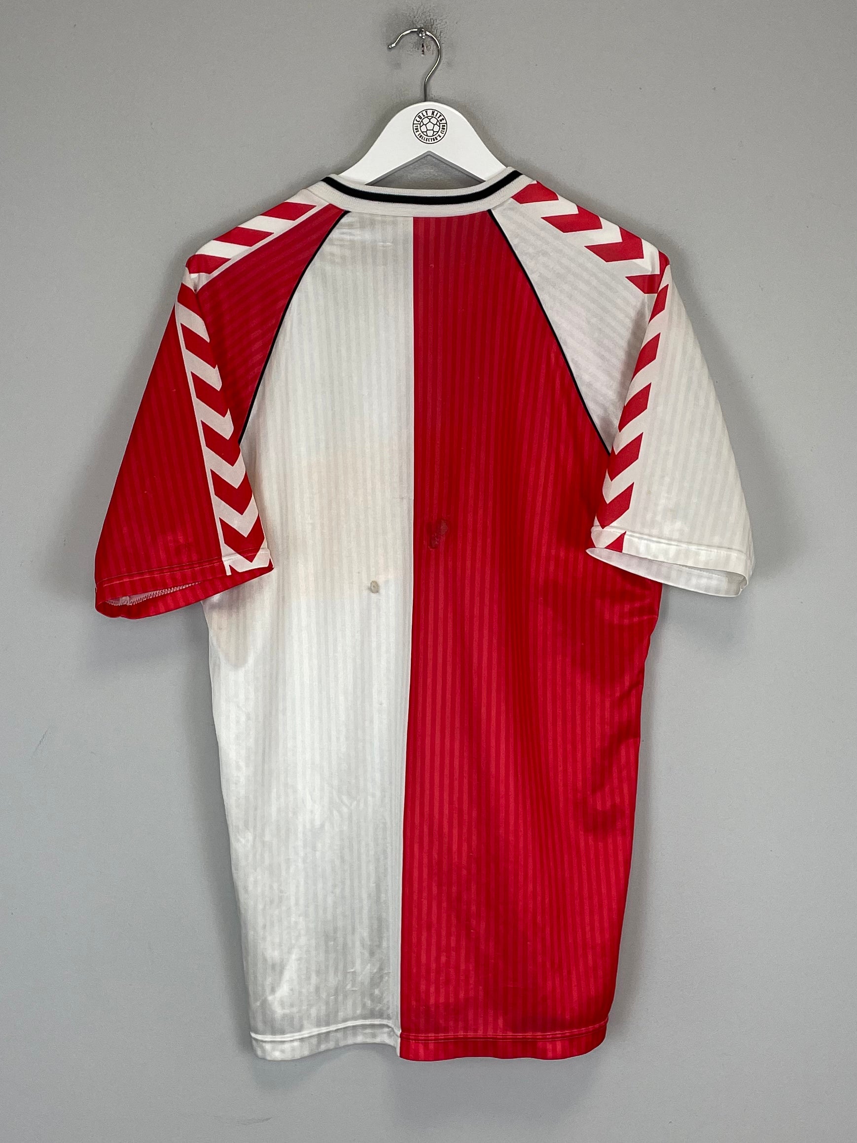 Shop 1987/89 FEYENOORD HOME SHIRT (XL) HUMMEL, classic football shirts, vintage football shirts & retro soccer jerseys at Cult Kits