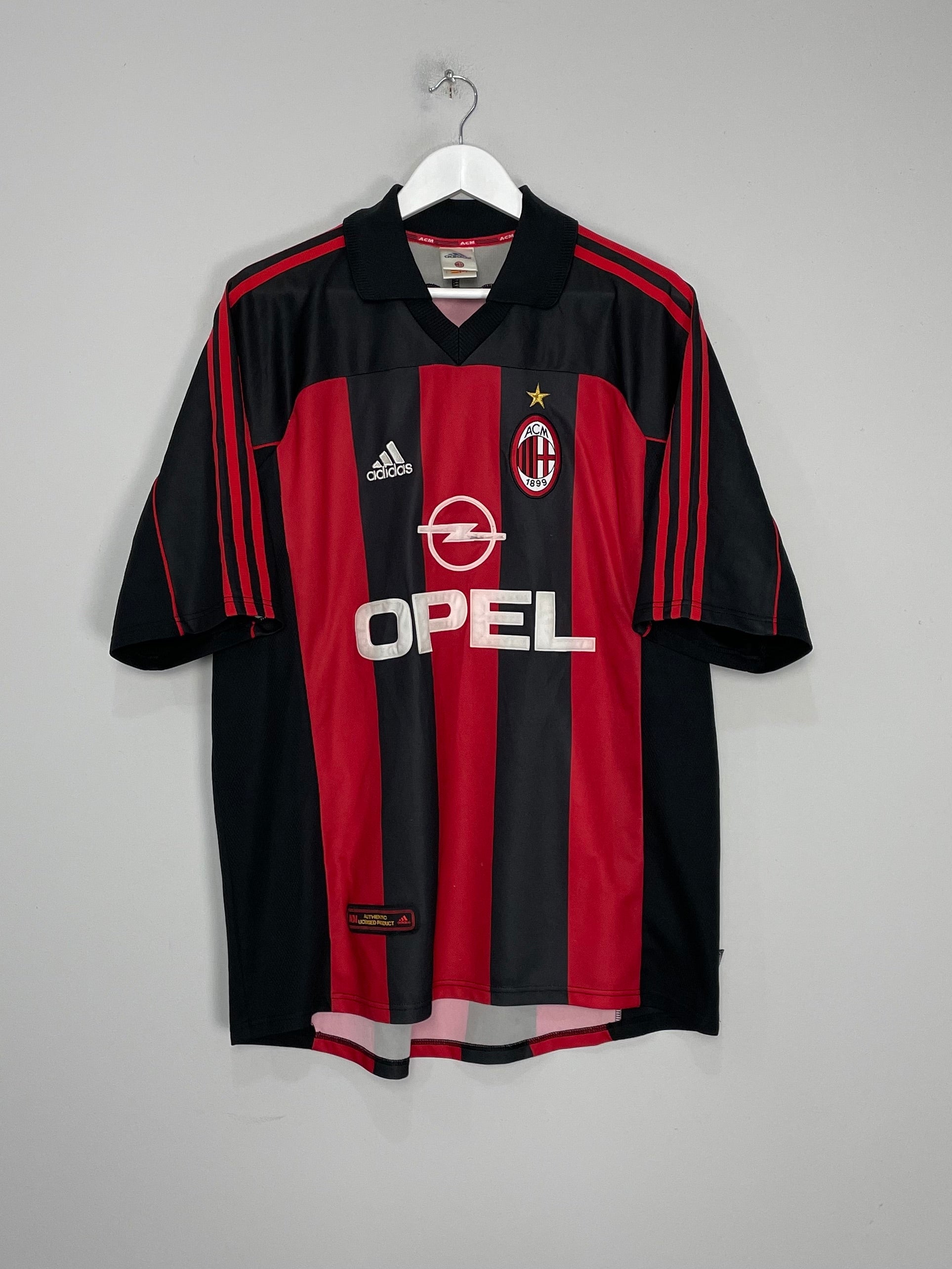 Shop 1998/00 AC MILAN BOBAN #10 HOME SHIRT (XL) ADIDAS, classic football shirts, vintage football shirts & retro soccer jerseys at Cult Kits
