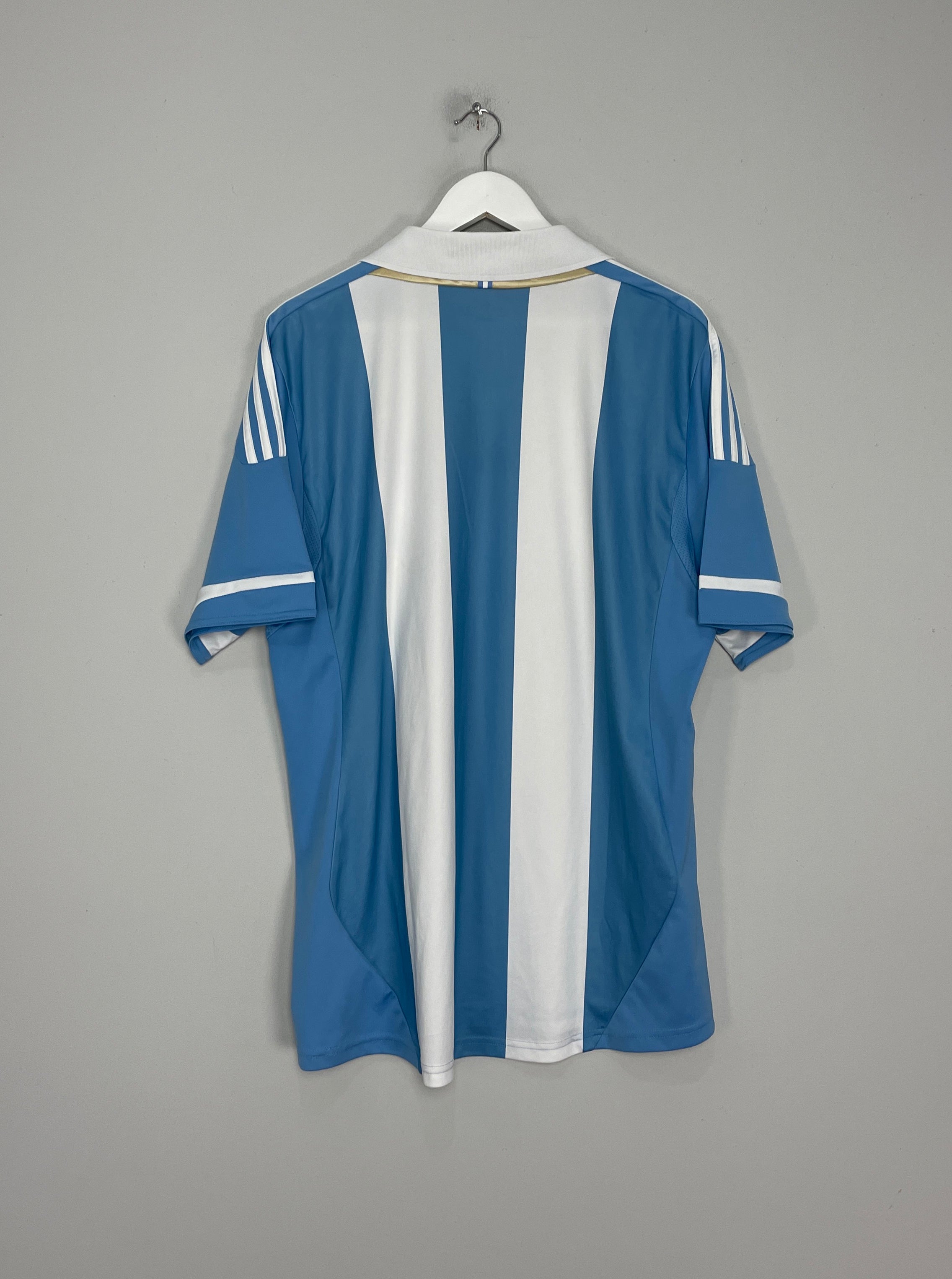 Shop 2011/13 ARGENTINA HOME SHIRT (XL) ADIDAS, classic football shirts, vintage football shirts & retro soccer jerseys at Cult Kits