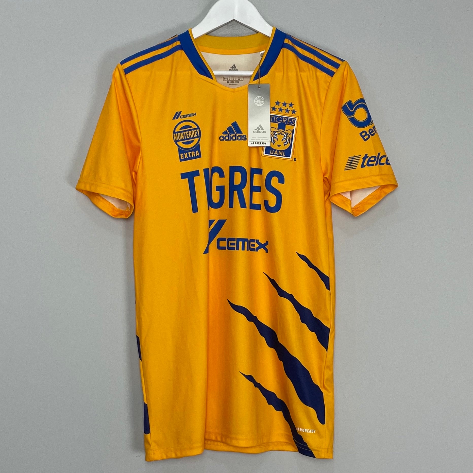 Shop 2021/22 TIGRES *BNWT* HOME SHIRT (M) ADIDAS, classic football shirts, vintage football shirts & retro soccer jerseys at Cult Kits