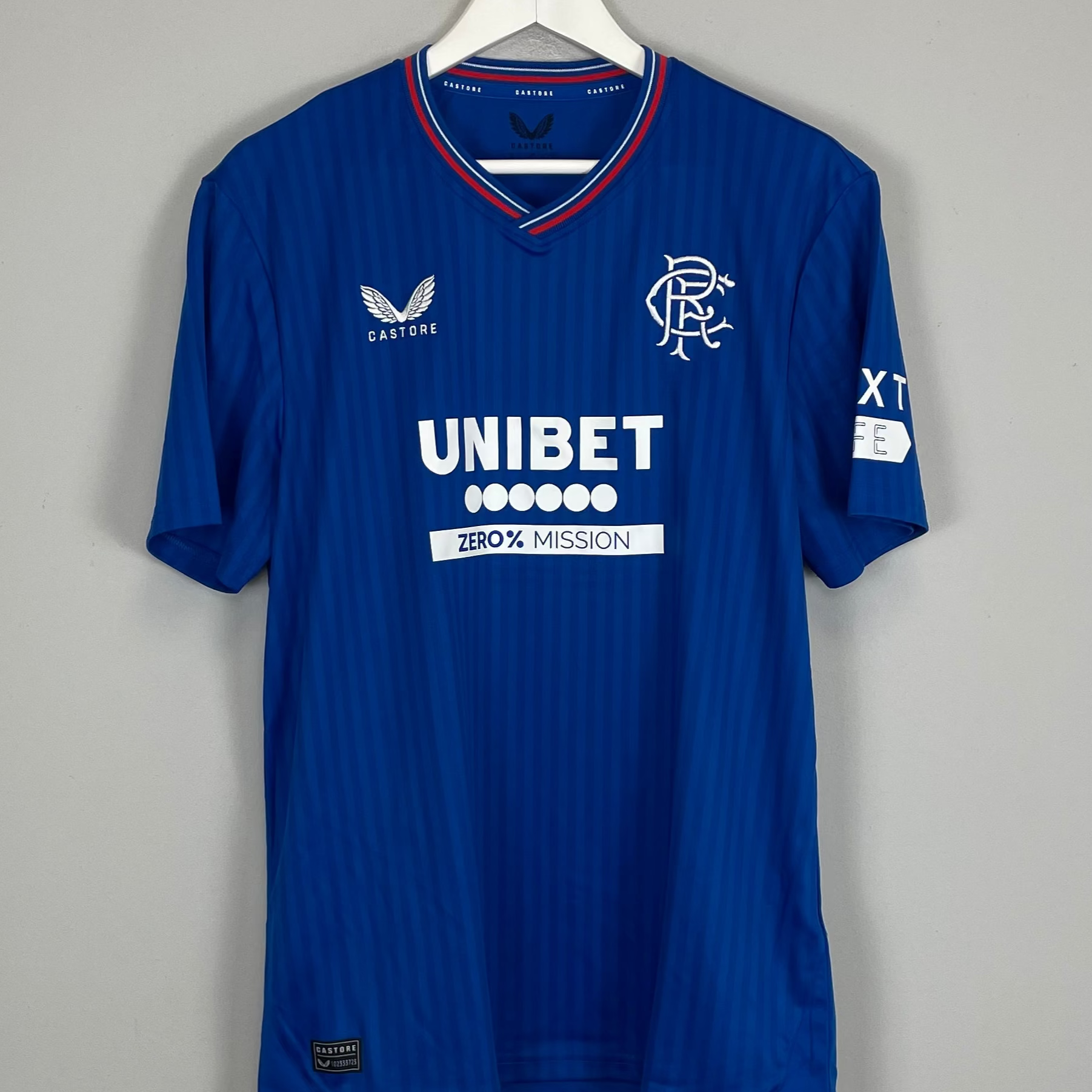 Shop 2023/24 Rangers *BNWOT* Home Shirt (Multiple Sizes) Castore, classic football shirts, vintage football shirts & retro soccer jerseys at Cult Kits