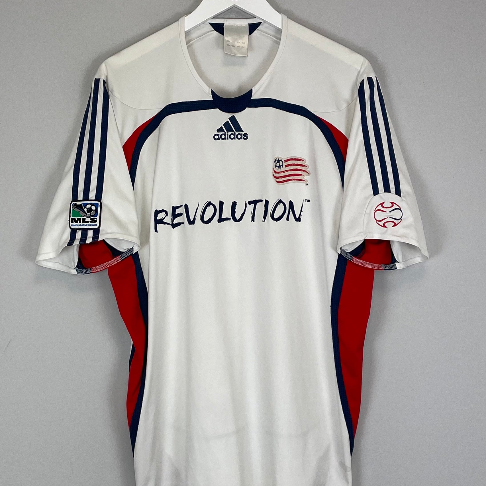Shop 2006 NEW ENGLAND REVOLUTION AWAY SHIRT (L) ADIDAS, classic football shirts, vintage football shirts & retro soccer jerseys at Cult Kits