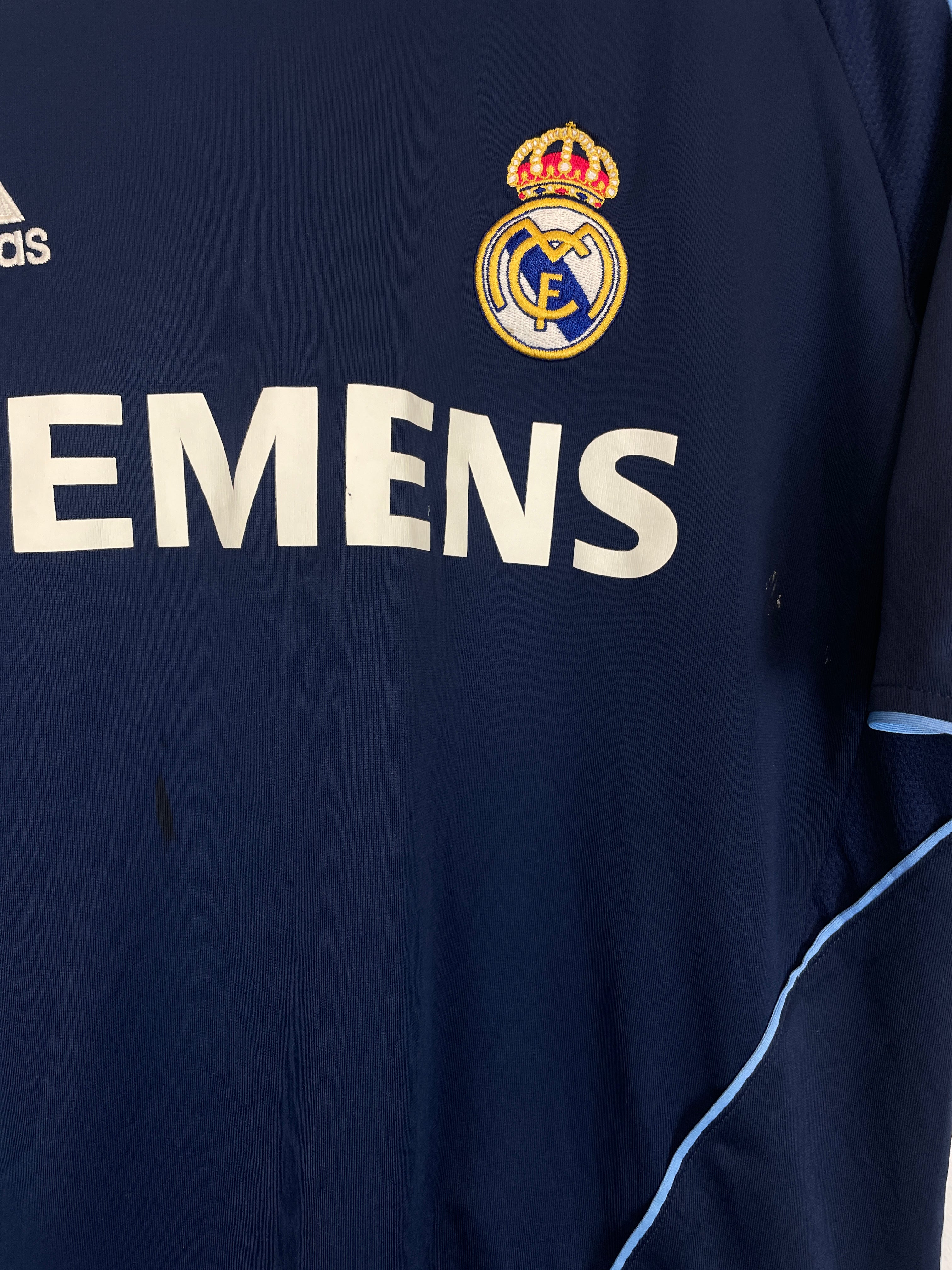 Shop 2005/06 REAL MADRID SERGIO RAMOS #4 AWAY SHIRT (M) ADIDAS, classic football shirts, vintage football shirts & retro soccer jerseys at Cult Kits