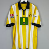 2006/07 DORTMUND TINGA #7 *MATCH ISSUED + SIGNED* HOME SHIRT (XXL) NIKE