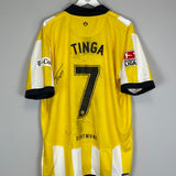 2006/07 DORTMUND TINGA #7 *MATCH ISSUED + SIGNED* HOME SHIRT (XXL) NIKE